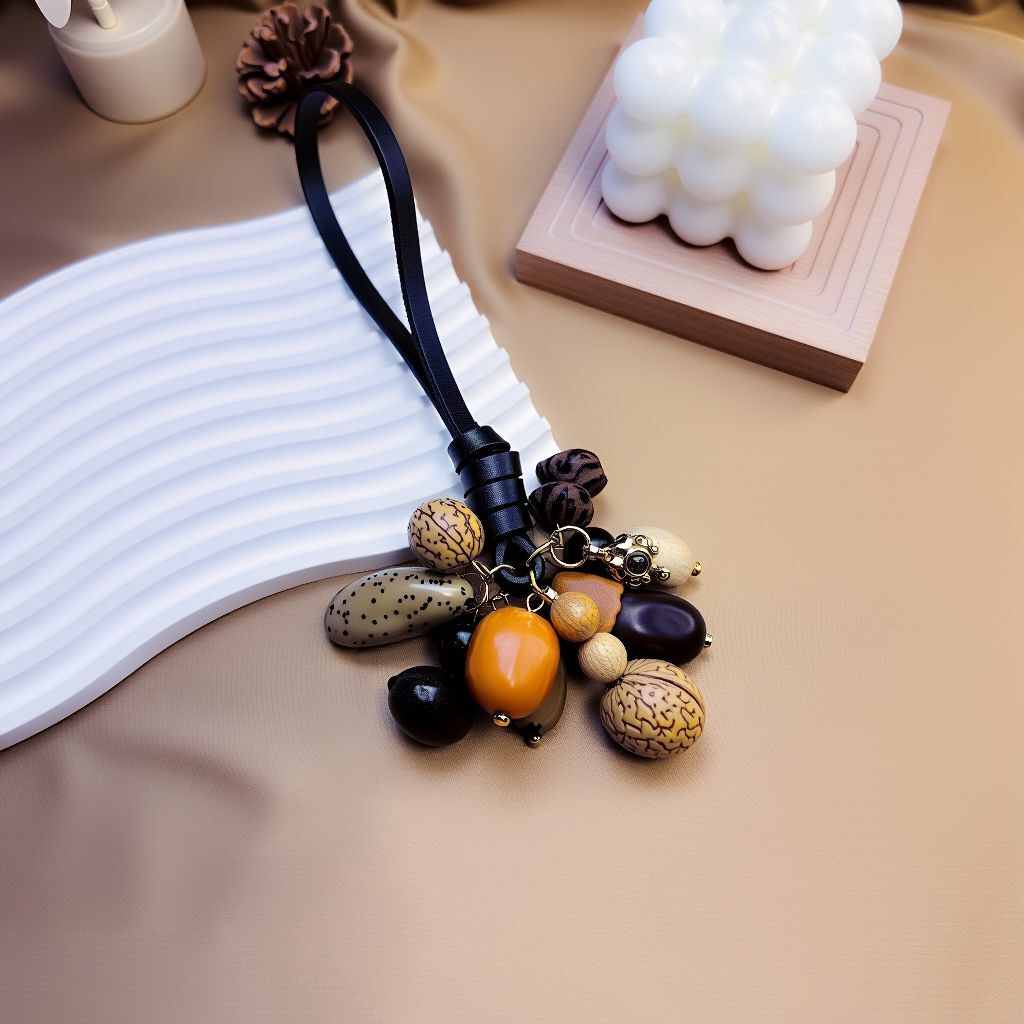 Hand-woven Wish-Fulfilling Pendant Natural Bodhi Tassel Bag Charms
