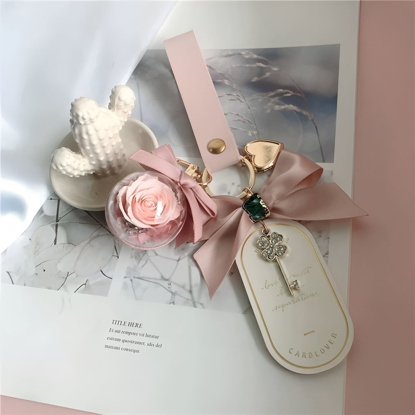 🌟 Zodiac Guardian Series — Personalized Eternal Flower Bag Charms
