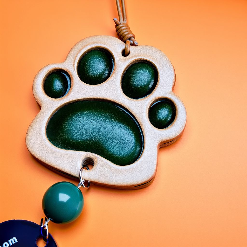 Handmade Cowhide Cat Paw Genuine Leather Bag Charms Exquisite Cute Creative Gift