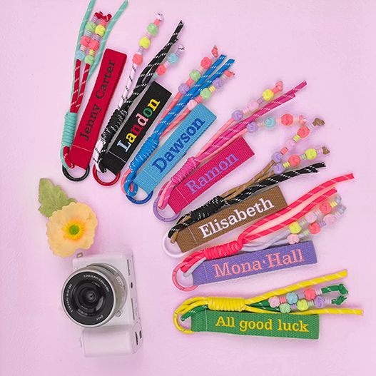 Angel Edition – Embroidered Custom Name Backpack Charm (Kids) | Anti-Loss Guardian Tag with Photo Option